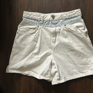 High Waisted Floral Shorts